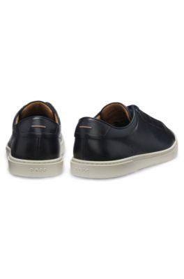 Gary sneakers in brushed leather by HUGO BOSS