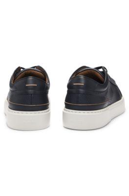 Gary trainers in grained leather by HUGO BOSS