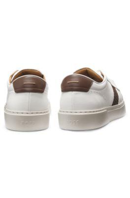 Gary trainers with woven details by HUGO BOSS