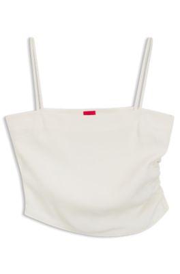 Gathered bandeau top with straps by HUGO BOSS