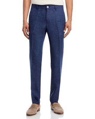 Genius Linen & Lyocell Hopsack Slim Fit Suit Pants by HUGO BOSS