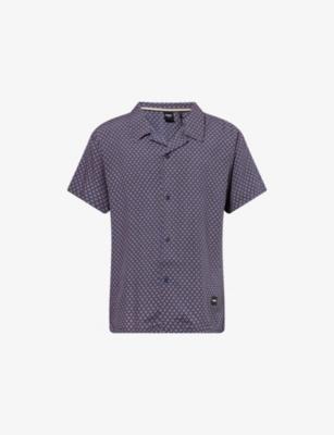 Graphic-Print Woven Beach Shirt by HUGO BOSS
