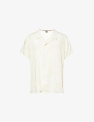 Graphic-Print Woven Beach Shirt by HUGO BOSS