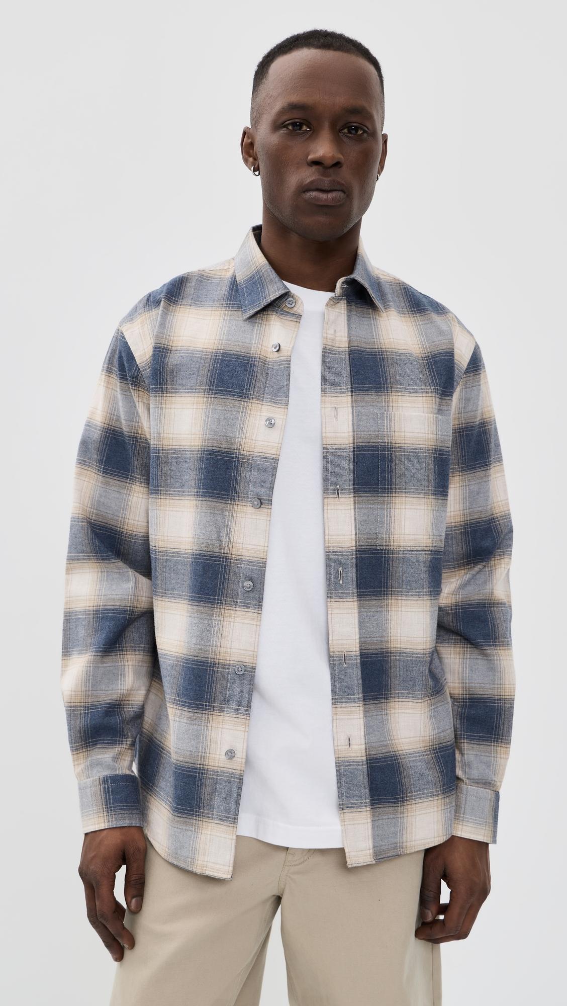 H-Owen Flannel Button Down Shirt by HUGO BOSS