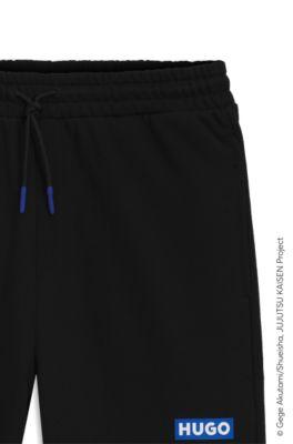 HUGO x Jujutsu Kaisen tracksuit bottoms in cotton terry by HUGO BOSS