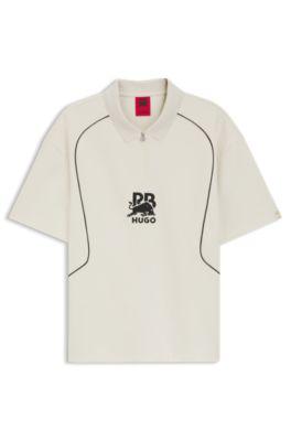 HUGO x RB polo shirt with bull motif by HUGO BOSS