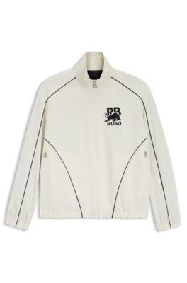 HUGO x RB zipper-up jacket with bull motif by HUGO BOSS