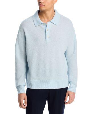 Hadone Relaxed Fit Wool Polo Sweater by HUGO BOSS