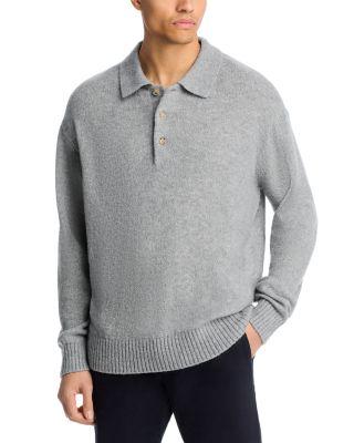 Hadone Relaxed Fit Wool Polo Sweater by HUGO BOSS