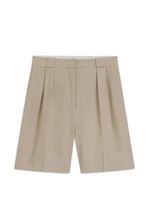 Hamonu pinstripes-pattern pleated shorts by HUGO BOSS