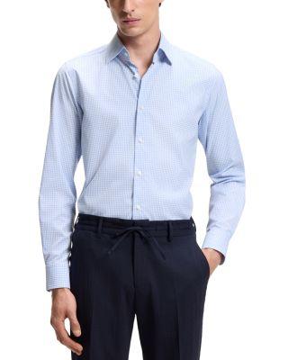 Hank Kent Collar Slim Fit Dress Shirt by HUGO BOSS