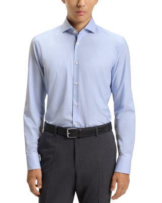 Hank Spread Collar Slim Fit Dress Shirt by HUGO BOSS