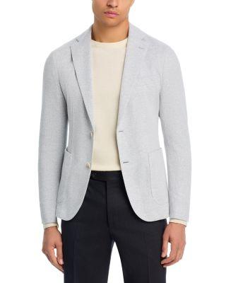 Hanry Jersey Herringbone Slim Fit Unstructured Sport Coat by HUGO BOSS