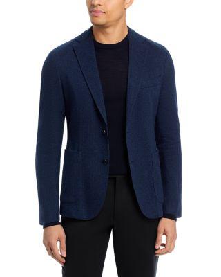 Hanry Jersey Herringbone Slim Fit Unstructured Sport Coat by HUGO BOSS