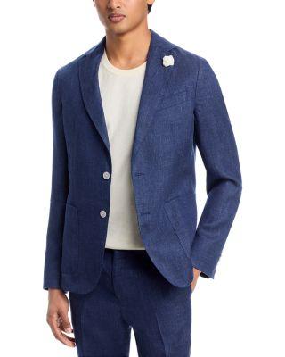 Hanry Linen & Lyocell Hopsack Slim Fit Unstructured Suit Jacket" by HUGO BOSS