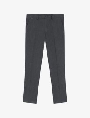 Herringbone Slim-Leg Stretch-Woven Trousers by HUGO BOSS