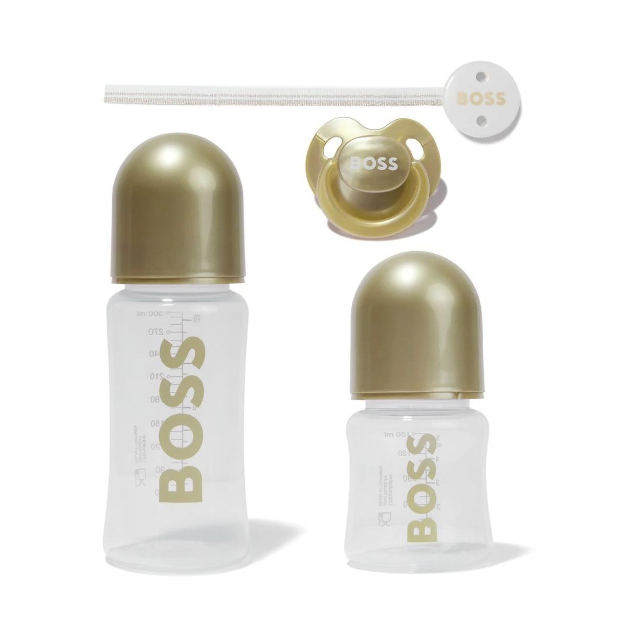 Hugo Boss Baby Feeding Bottles And Pacifier Gift Box by HUGO BOSS