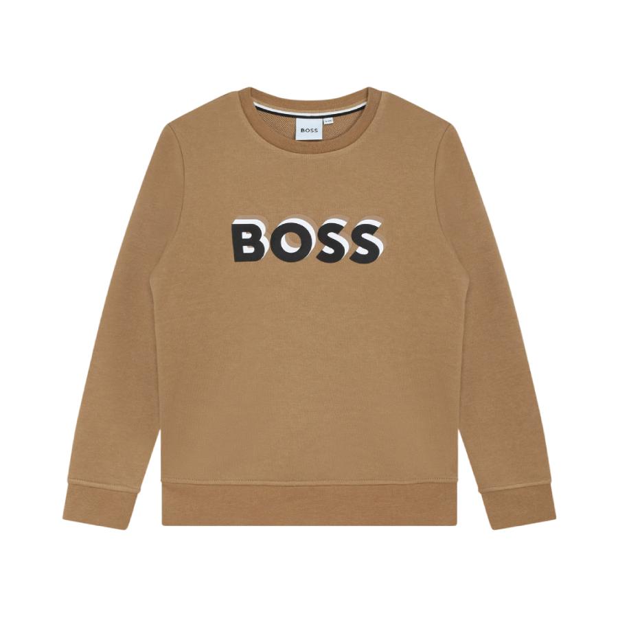 Hugo Boss Boys Logo-Print Crewneck Sweatshirt by HUGO BOSS