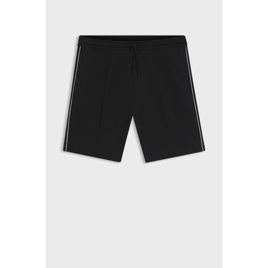 Hugo Boss Cotton-Blend Shorts With Piped Trims by HUGO BOSS