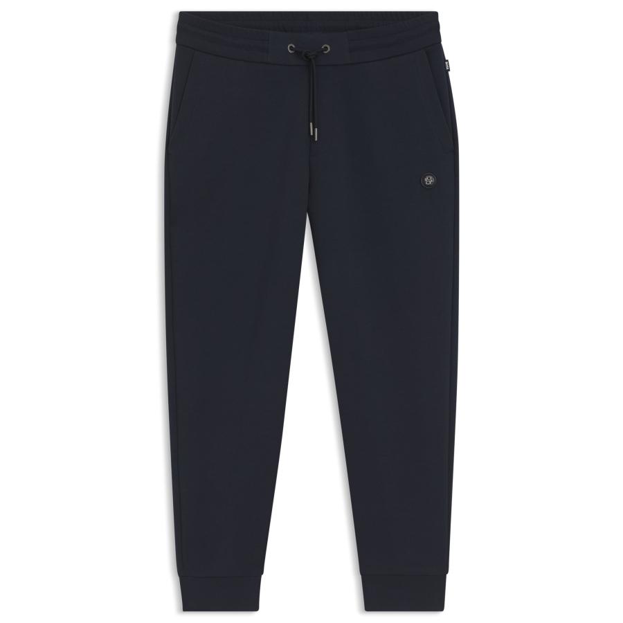 Hugo Boss Cotton-Blend Track Pants With Double B Monogram Badge by HUGO BOSS