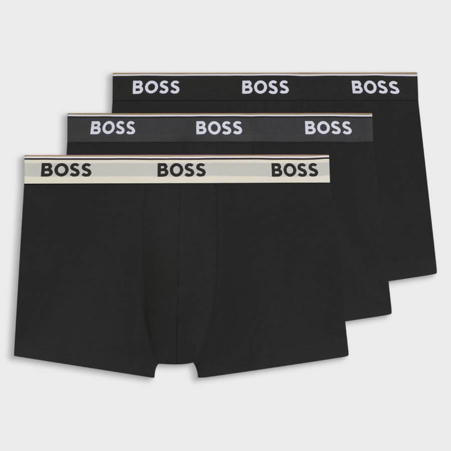 Hugo Boss Mens Stretch-Cotton Trunks by HUGO BOSS