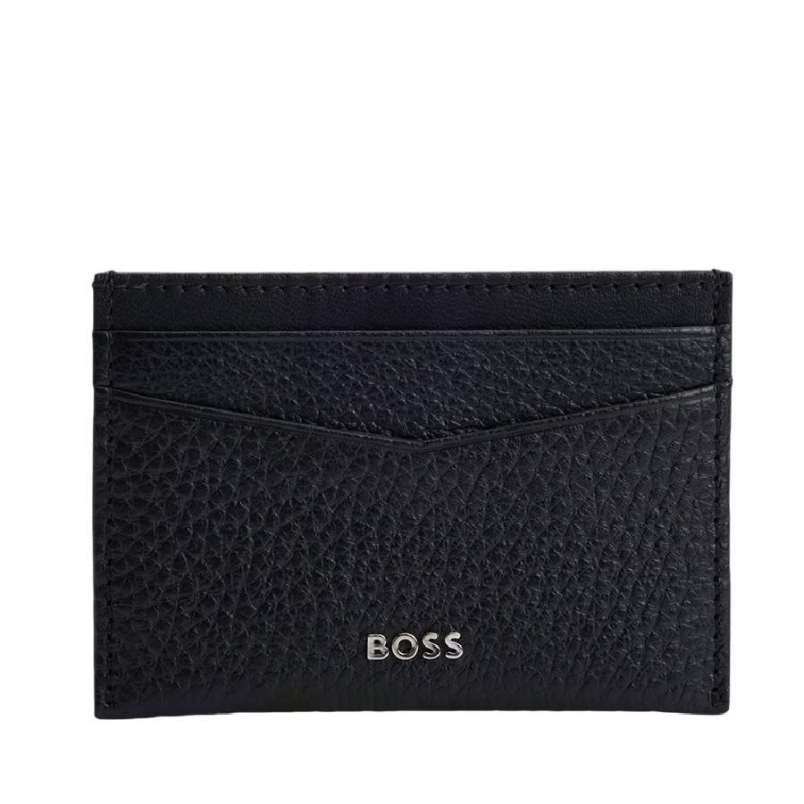 Hugo Boss Metallic Logo Lettering Card Holder by HUGO BOSS