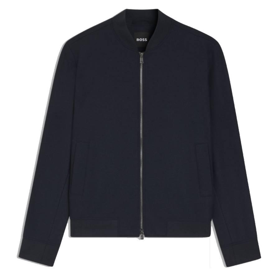 Hugo Boss P-Hanry Stretch Flannel Bomber Jacket by HUGO BOSS