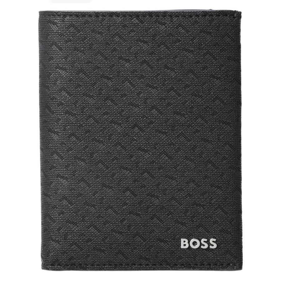Hugo Boss Perforated Monogram Motif Daxter Card Case by HUGO BOSS