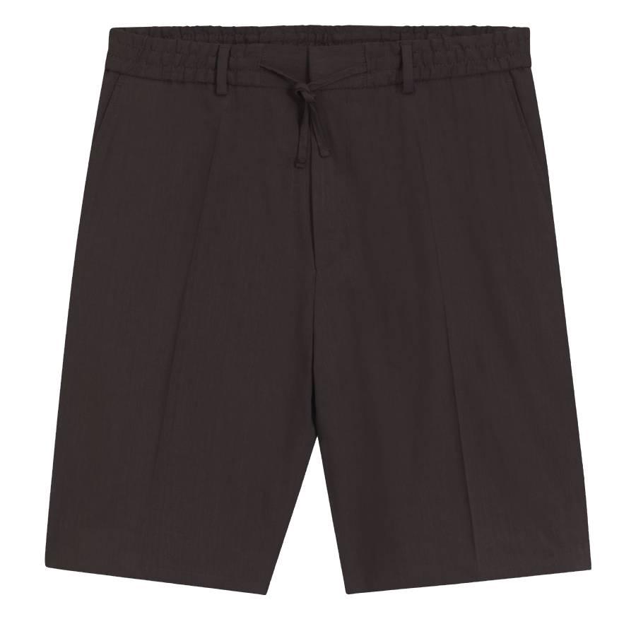 Hugo Boss Relaxed-Fit Shorts In Washable Tech Linen by HUGO BOSS