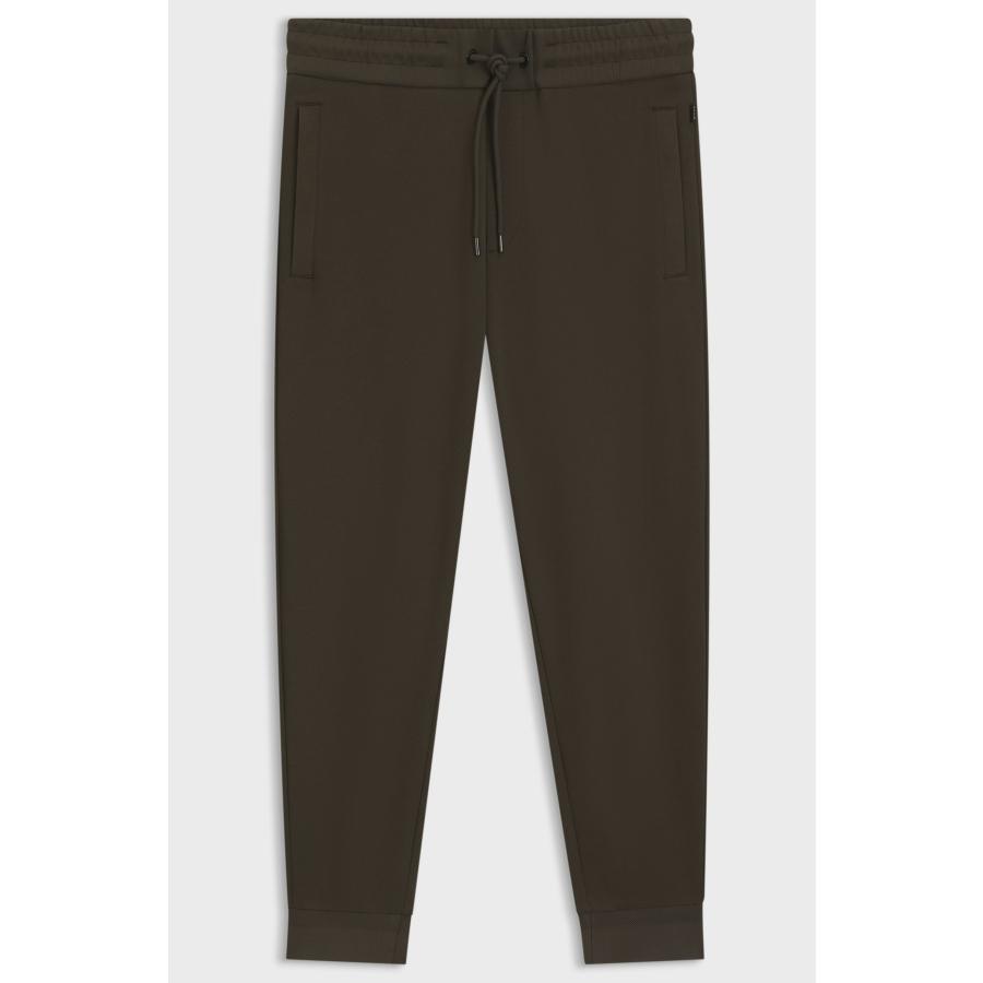 Hugo Boss Stretch-Cotton Tracksuit Bottoms With Cuffed Hems by HUGO BOSS