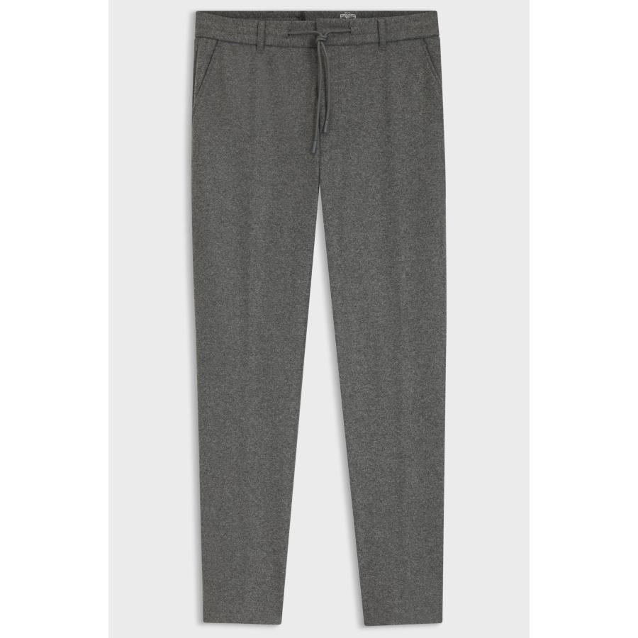 Hugo Boss Tapered-Fit Trousers In Brushed Stretch Flannel by HUGO BOSS