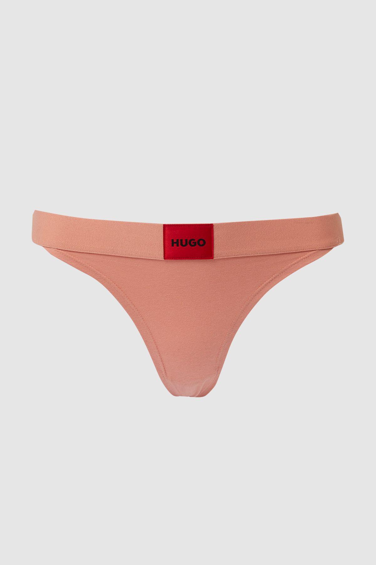 Hugo String Thong Red Label Pink by HUGO BOSS