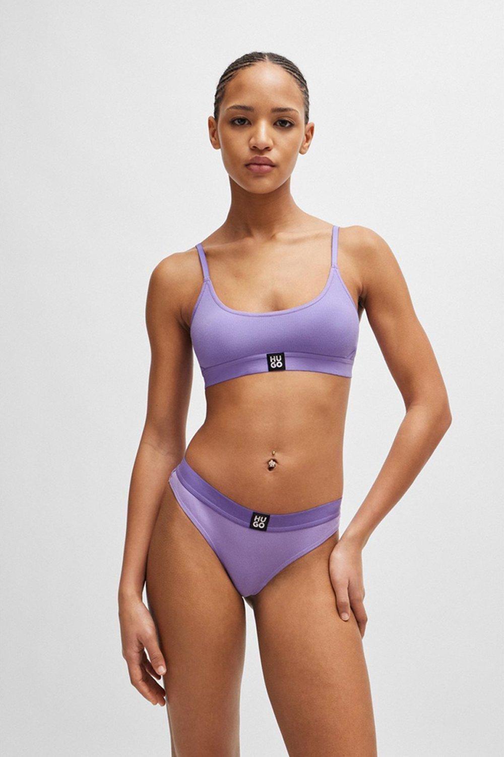 Hugo Thong Rib Purple by HUGO BOSS