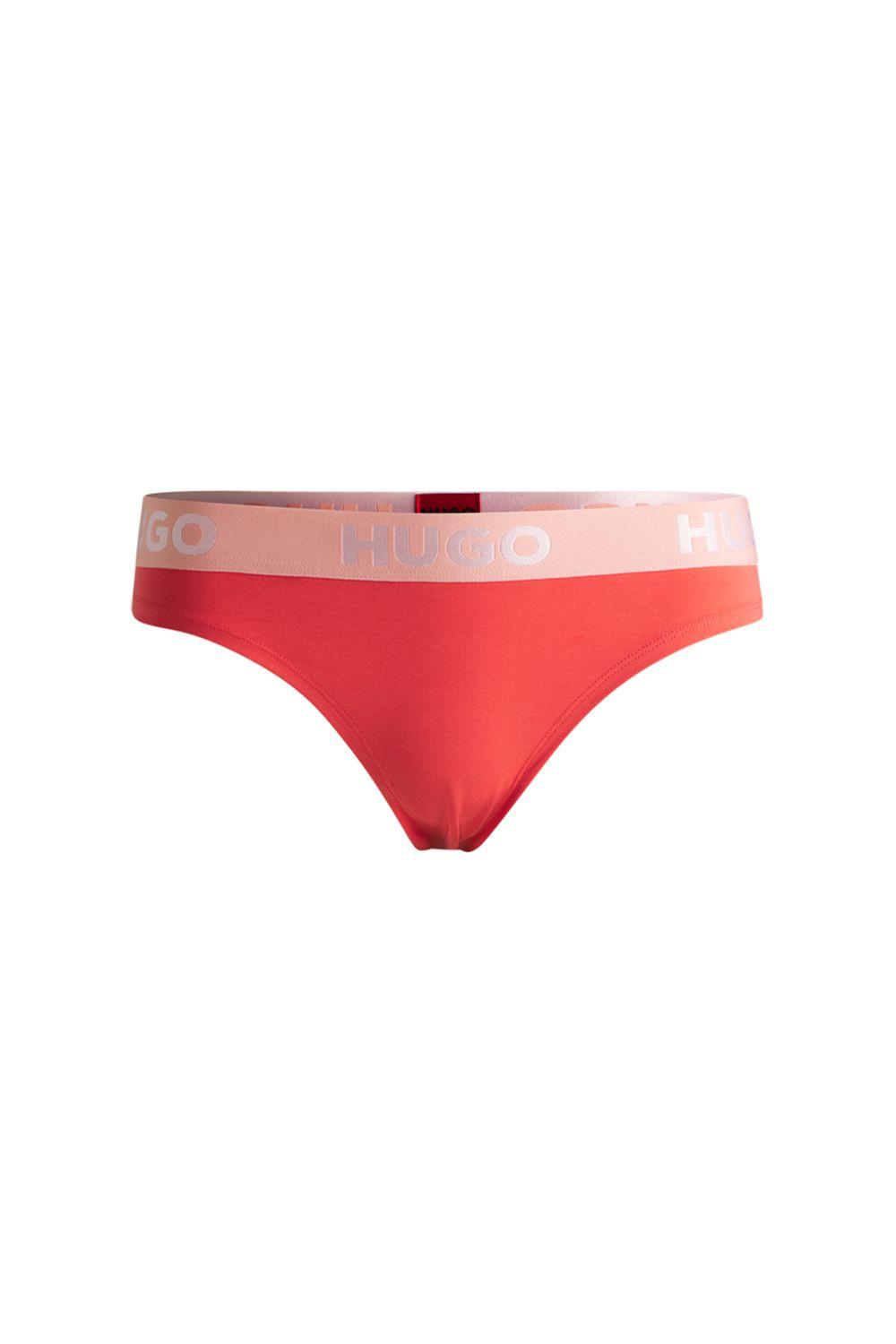 Hugo Thong Sporty Logo Red by HUGO BOSS