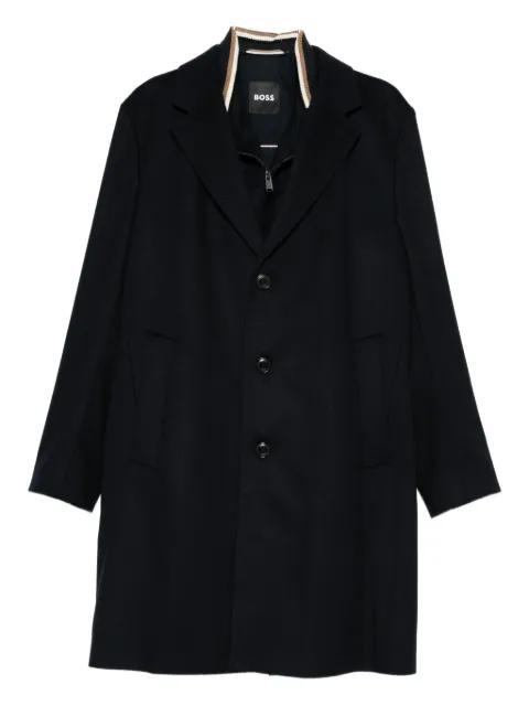 Jared single-breasted coat by HUGO BOSS