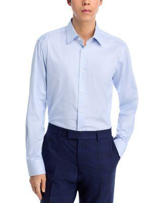 Joe Stretch Striped Button-Front Shirt by HUGO BOSS