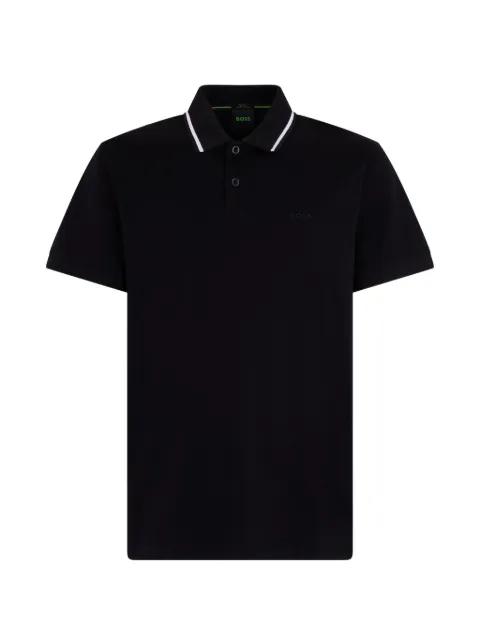 Join Paddy tipping-detail short-sleeve polo shirt by HUGO BOSS