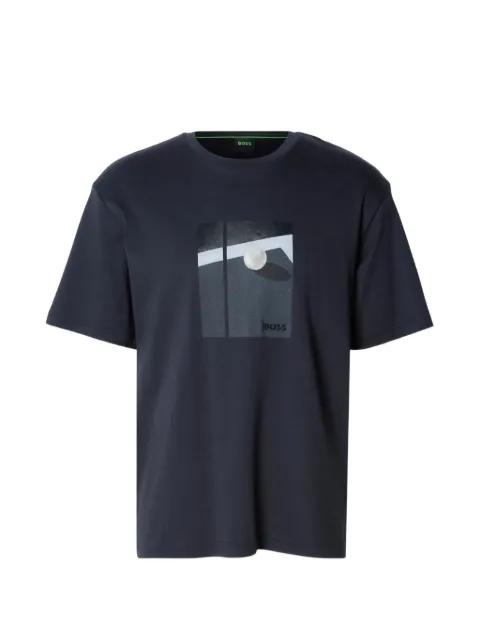 Join Relaxed GRX round-neck printed T-shirt by HUGO BOSS