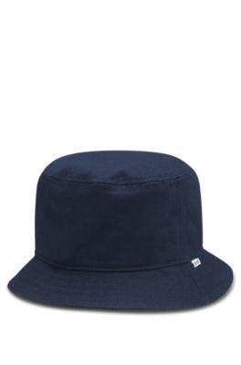 Kids' bucket hat with Double B monogram by HUGO BOSS