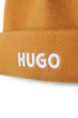 Kids' logo beanie by HUGO BOSS