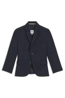 Kids' suit jacket in a wool blend by HUGO BOSS