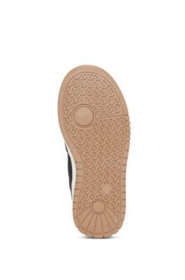 Kids' trainers in mixed materials with logo details by HUGO BOSS