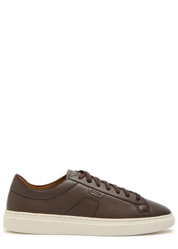Kieran leather sneakers by HUGO BOSS