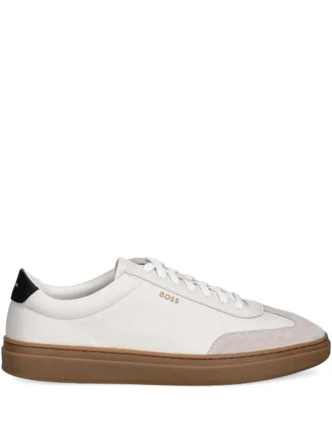 Kieran leather sneakers by HUGO BOSS