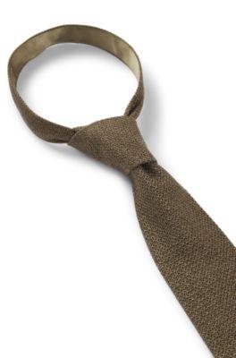 Knitted tie in silk by HUGO BOSS