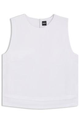 Layered top with open back by HUGO BOSS