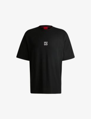 Leisure graphic-print cotton-jersey T-shirt by HUGO BOSS