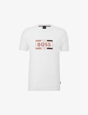 Leisure logo-print cotton-jersey T-shirt by HUGO BOSS