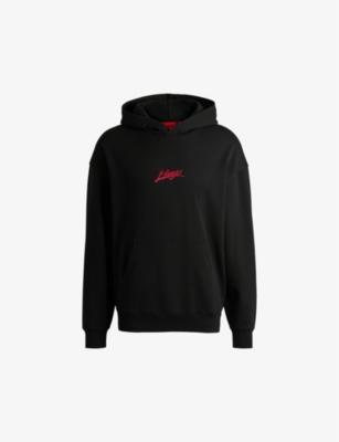 Leisure logo-print cotton-jersey hoody by HUGO BOSS