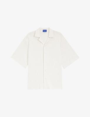 Leopard-Print Relaxed-Fit Cotton-Towelling Shirt by HUGO BOSS